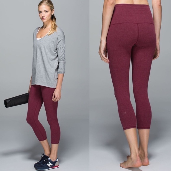 Lululemon Wunder Under Crop Cotton
Heathered Berry - Picture 2 of 9